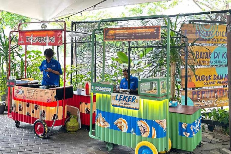 Pihaknya memberi Penyediaan space untuk pengusaha kecil berjualan di Aiola (foto: Ainidya Maya)